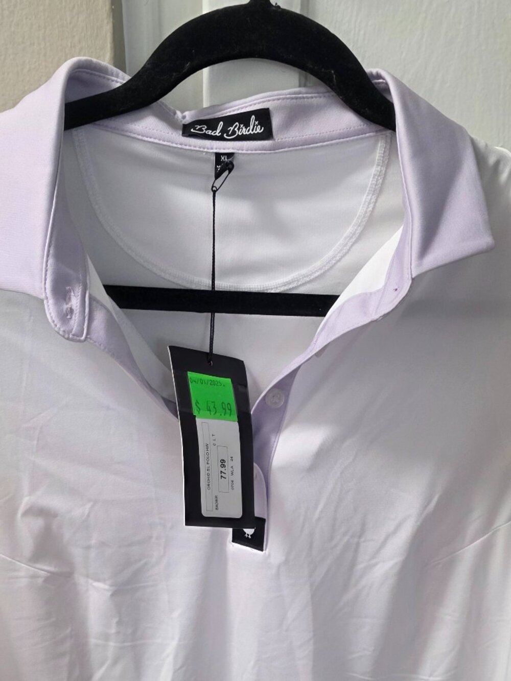 Bad Birdie womens polo / sleeveless xl